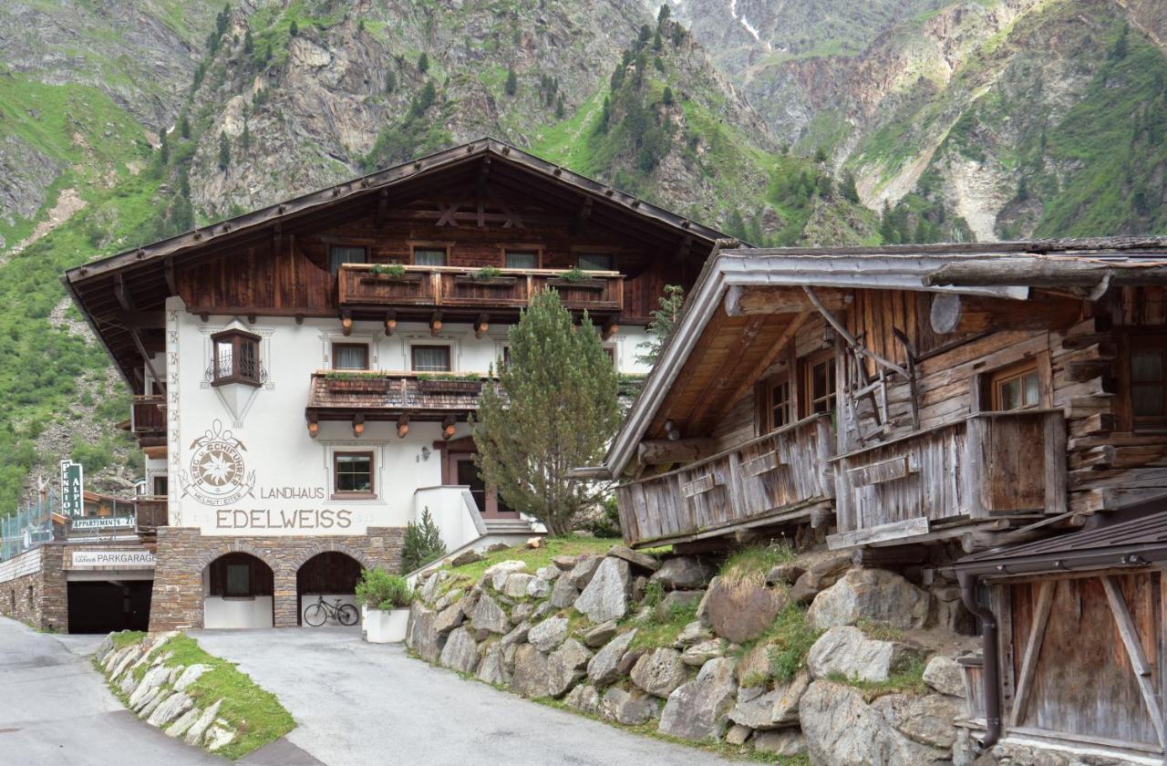 Landhaus Edelweiss Sankt Leonhard im Pitztal Exteriör bild