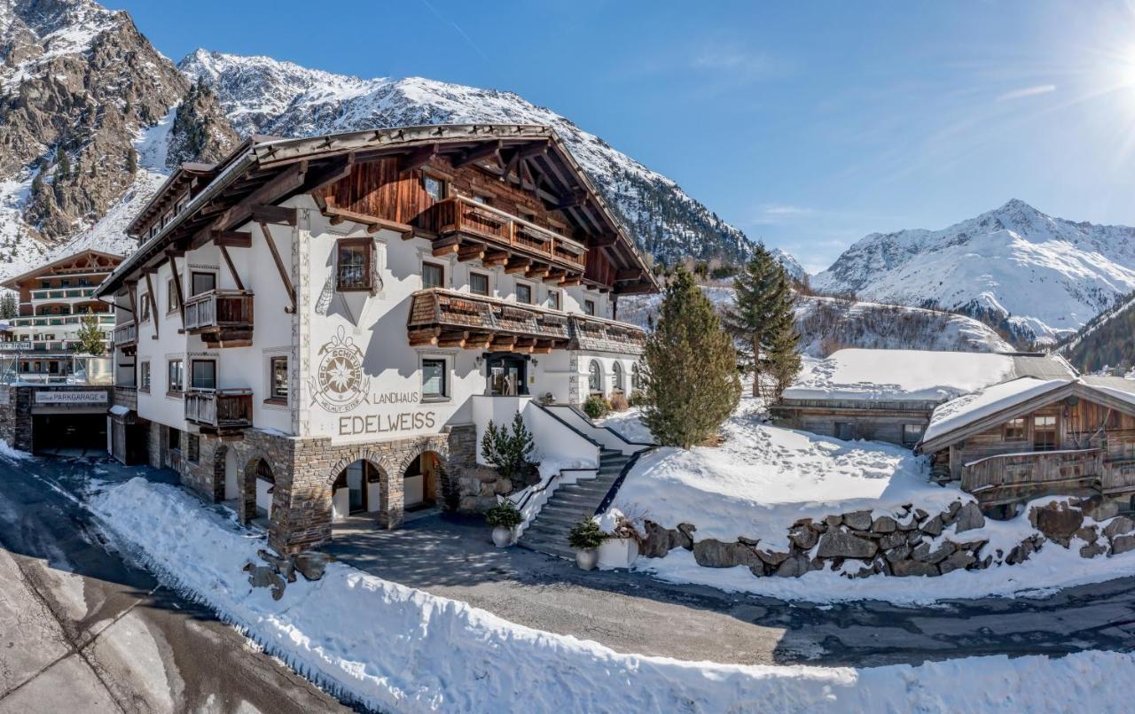 Landhaus Edelweiss Sankt Leonhard im Pitztal Exteriör bild
