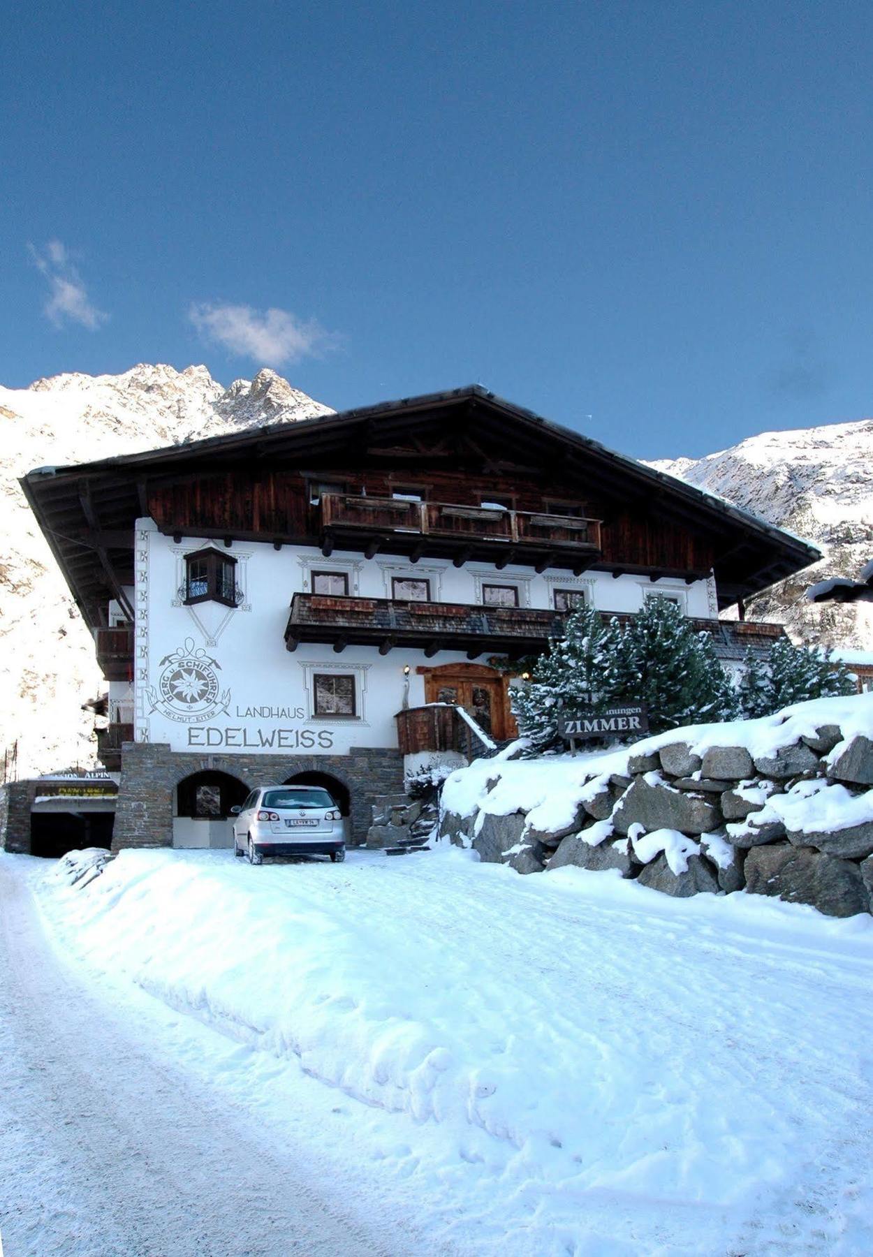 Landhaus Edelweiss Sankt Leonhard im Pitztal Exteriör bild